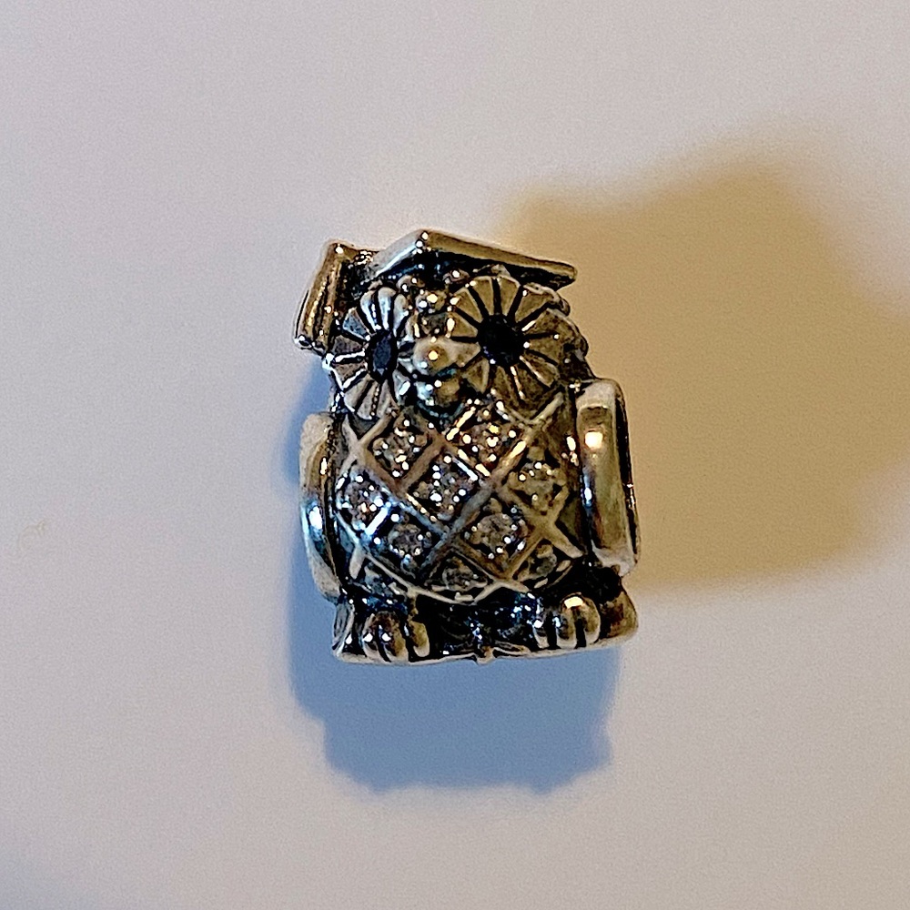 Retired Pandora Wise Owl Graduation charm
